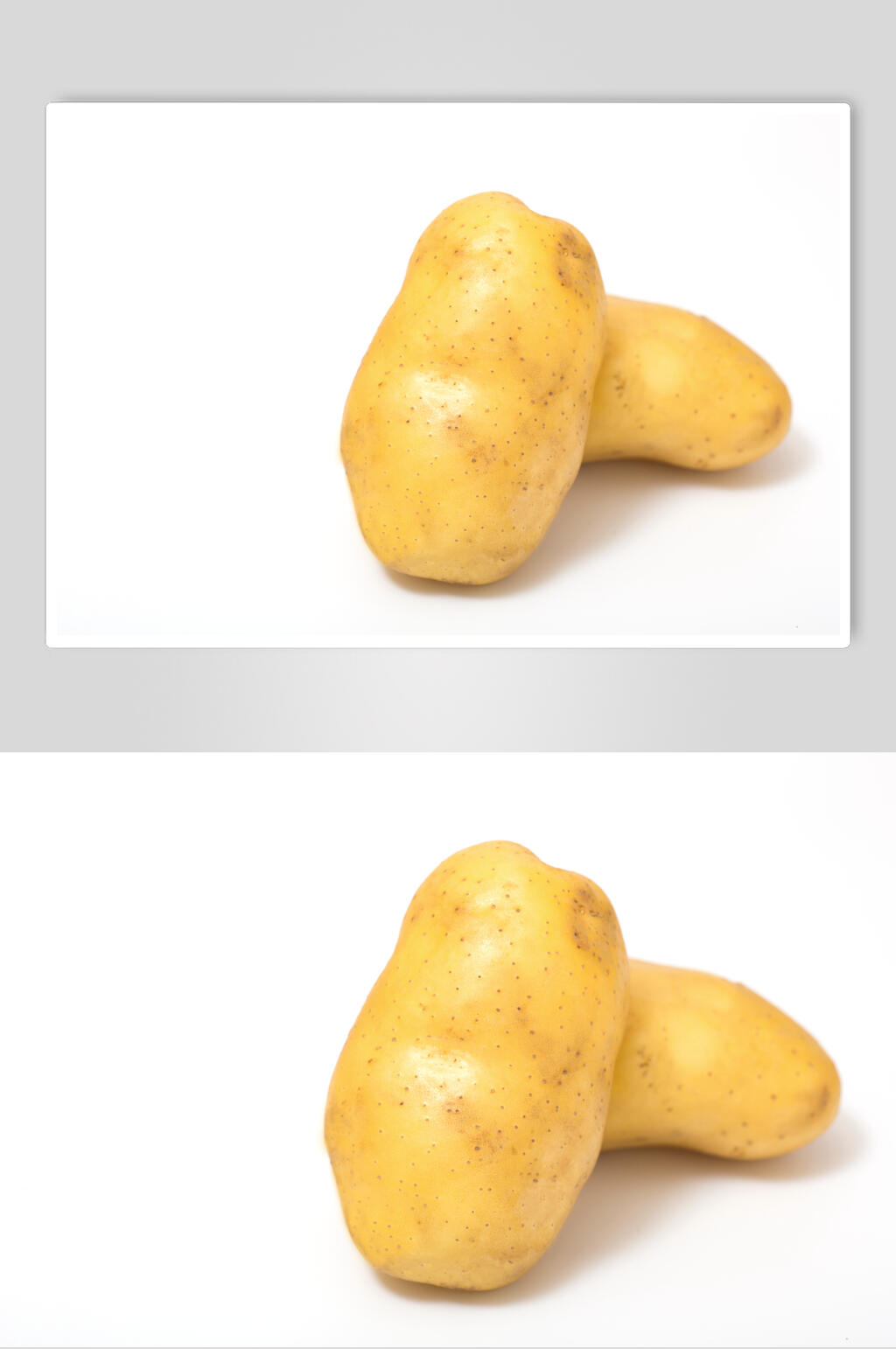 白底美味土豆食品图片素材