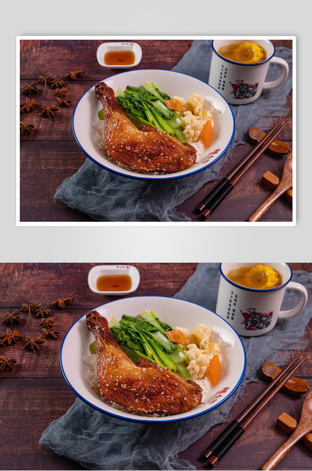 新鲜美味烧鸭摄影图片素材