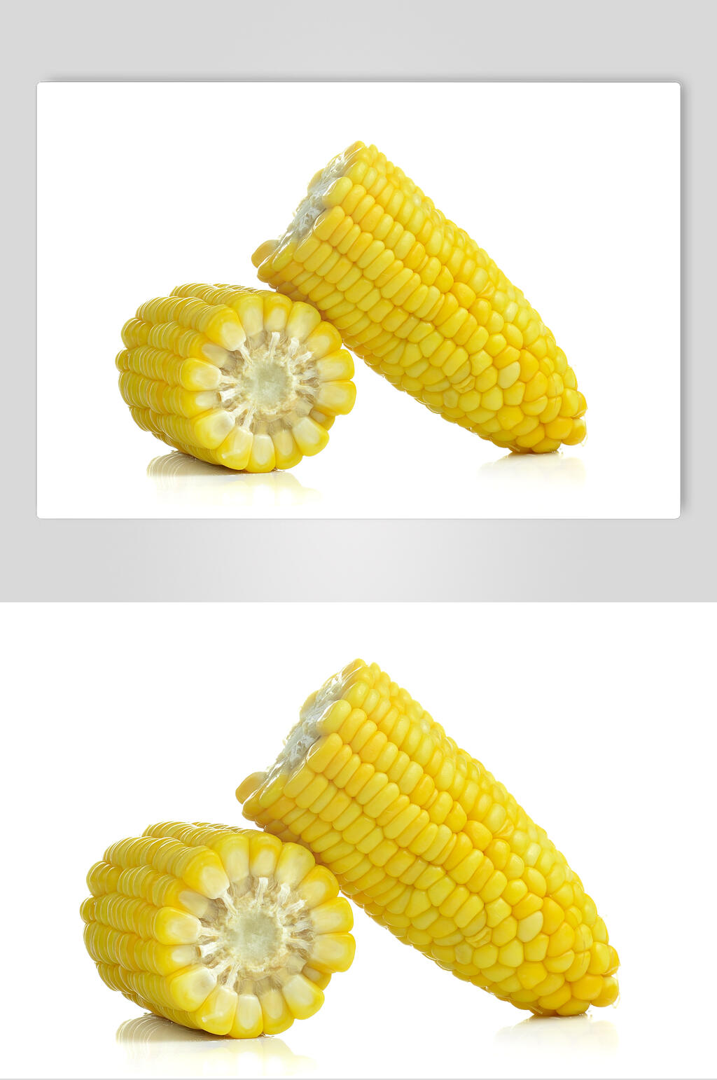 新鲜玉米食材高清图片素材