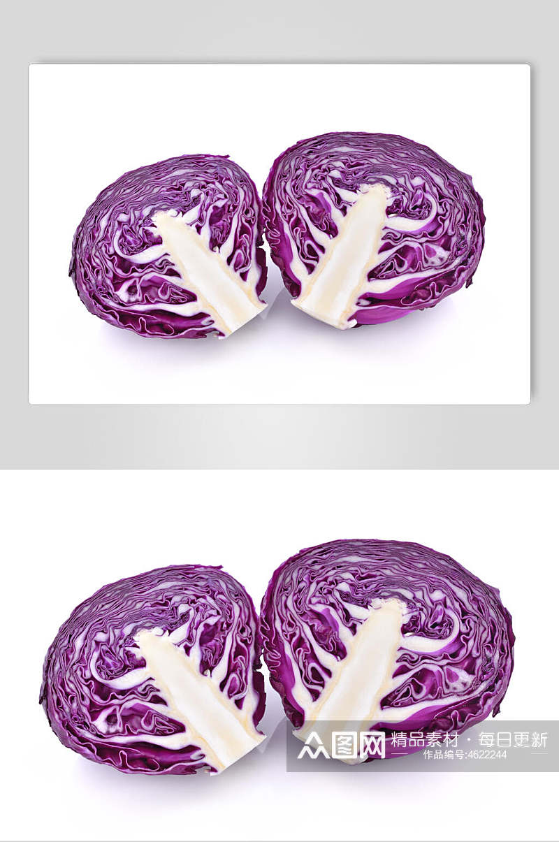 紫甘蓝食材高清图片素材