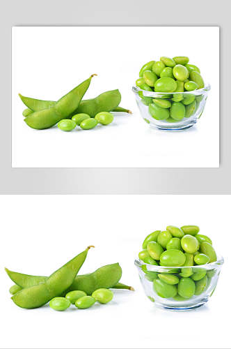 绿色有机毛豆食品图片