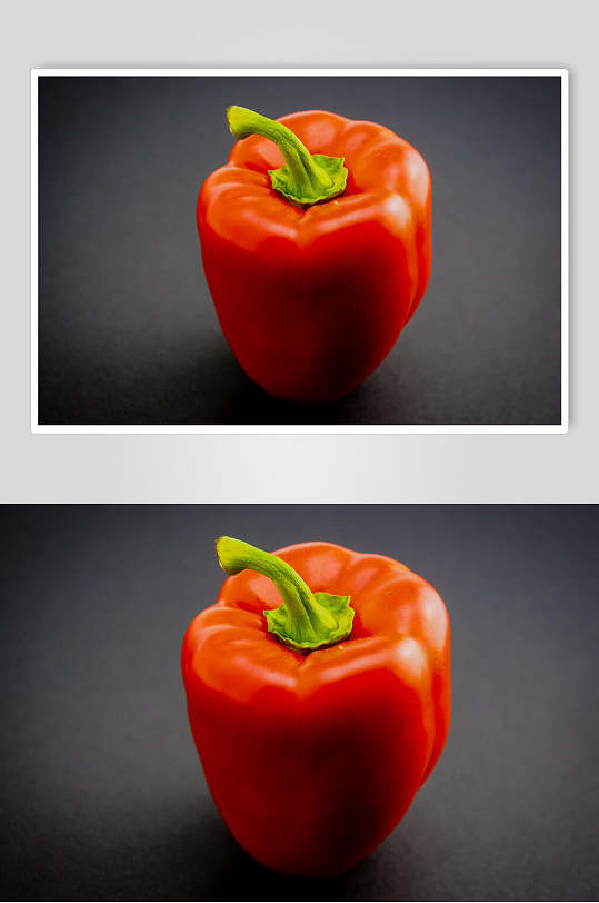蔬菜红色大辣椒摄影图