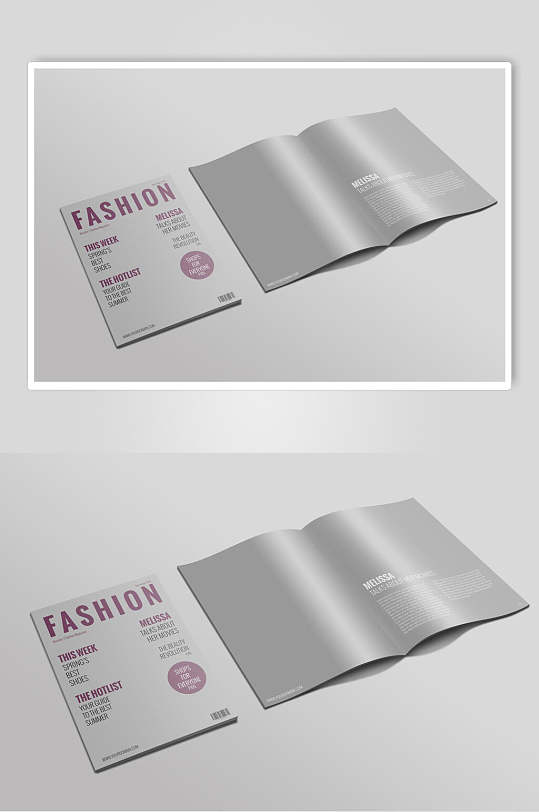 翻页杂志手册画册样机-众图网