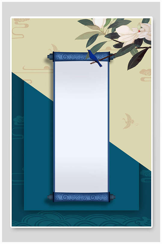 名片蓝色竖版图片-名片蓝色竖版素材下载-众图网