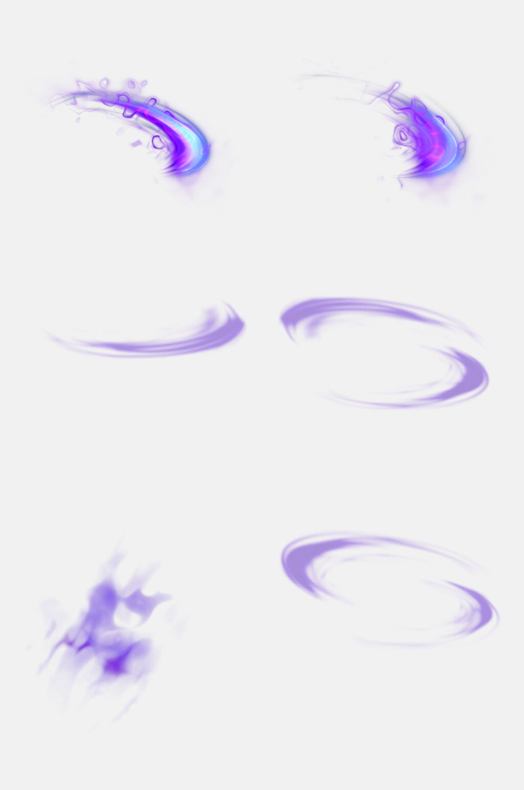 蓝紫色魔药魔法法阵免抠素材素材