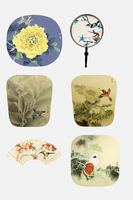 扇面图案-扇面图案素材-扇面图案模板下载-众图网