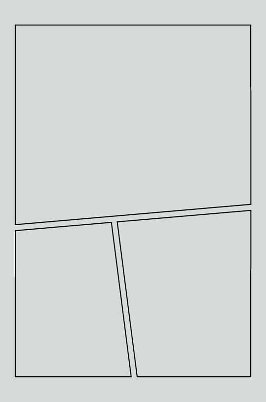 几何图形漫画分镜框矢量素材