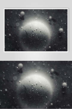 圆形球体微生物分子图片