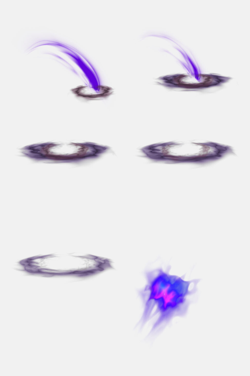 时尚蓝紫色魔药魔法法阵免抠素材素材