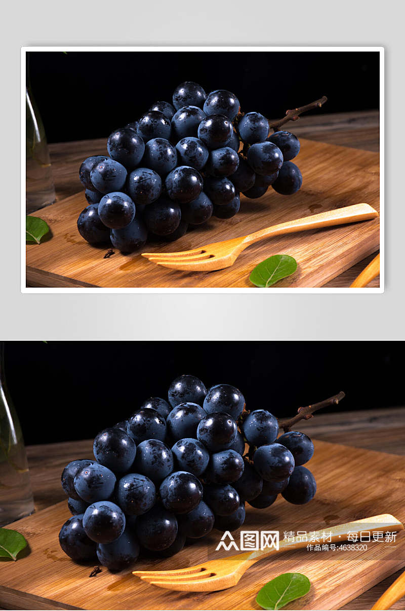 葡萄水果摆饰摄影图素材