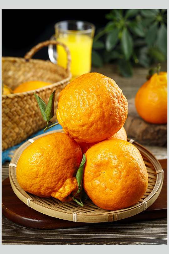 丑橘新鲜水果摄影图