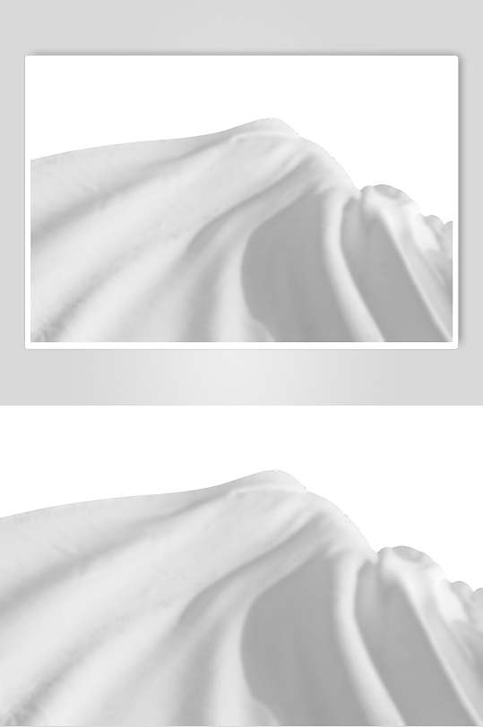 旗帜丝绸白色样机