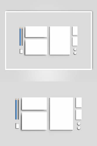 创意铅笔橡皮擦整套VI样机