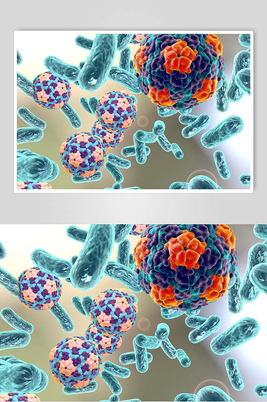 科学数据微生物分子图片