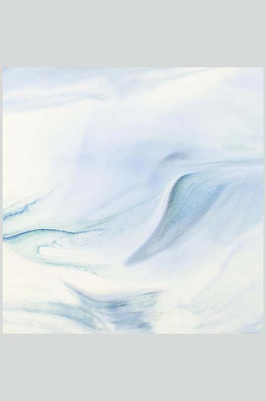 淡蓝色水彩海洋图片