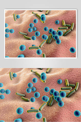 科技微生物分子图片