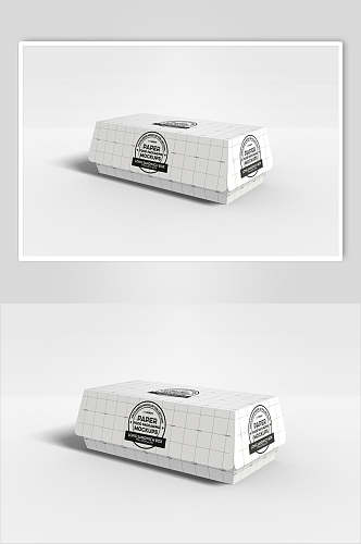 创意大气盒子食品包装盒样机