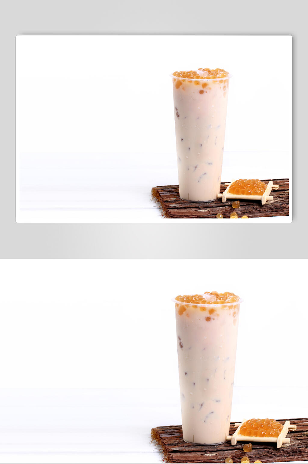 招牌美味烧仙草水果饮品摄影图素材