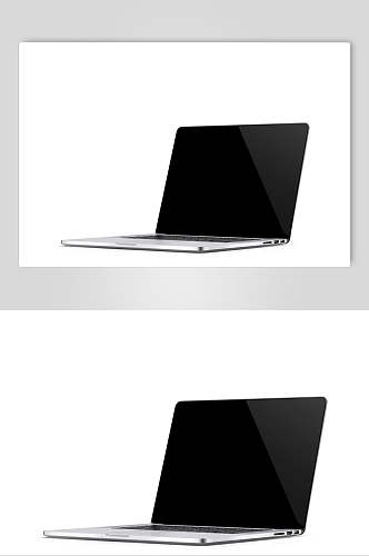 简洁黑白手机电脑显示屏样机
