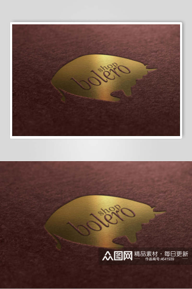 个性设计标志LOGO样机素材