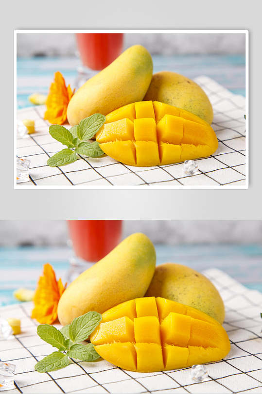 芒果农合水果摆饰摄影图