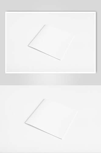 白色简洁企业画册样机