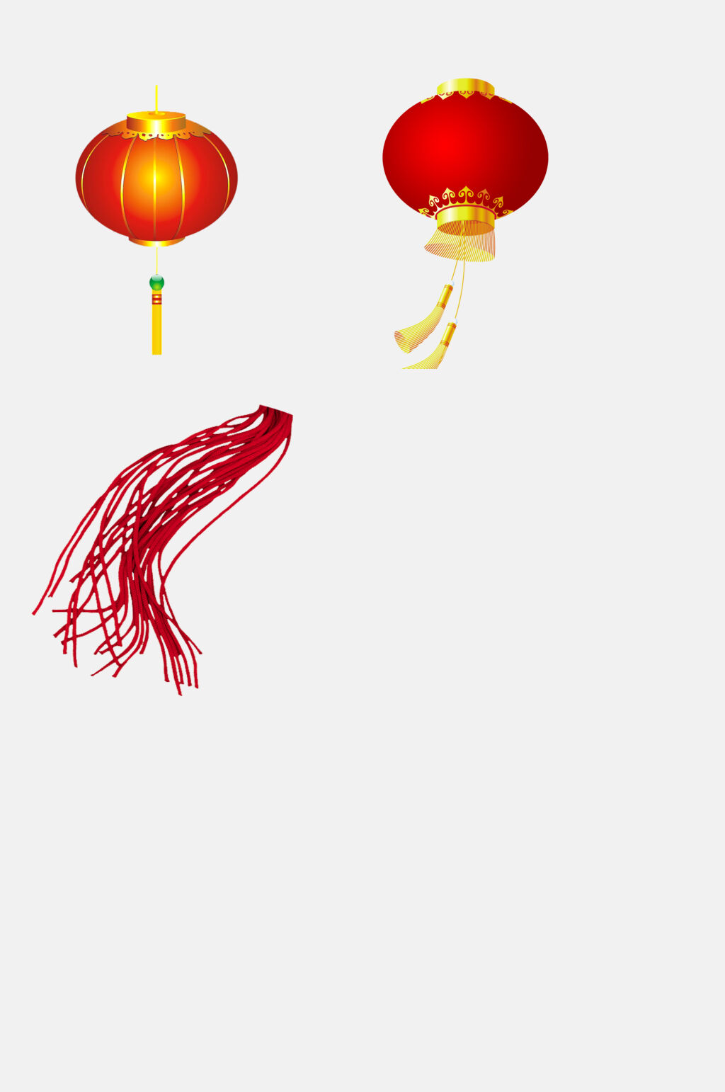 新年喜庆装饰免抠素材素材