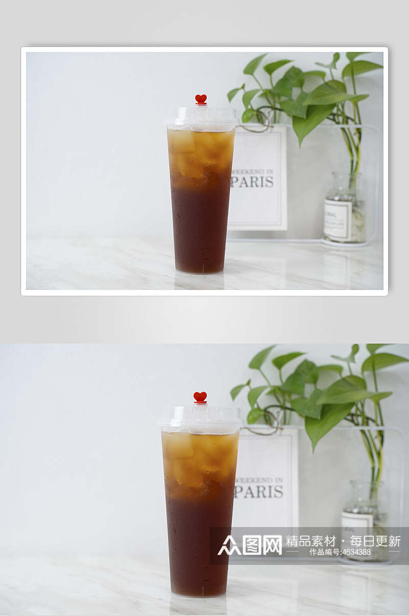 乌龙茶食品美食奶茶饮料摄影图素材