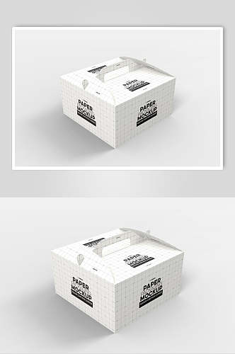食品包装盒样机效果图
