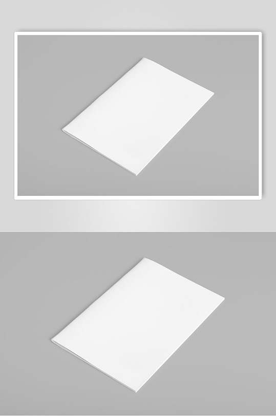 空白封面企业画册样机