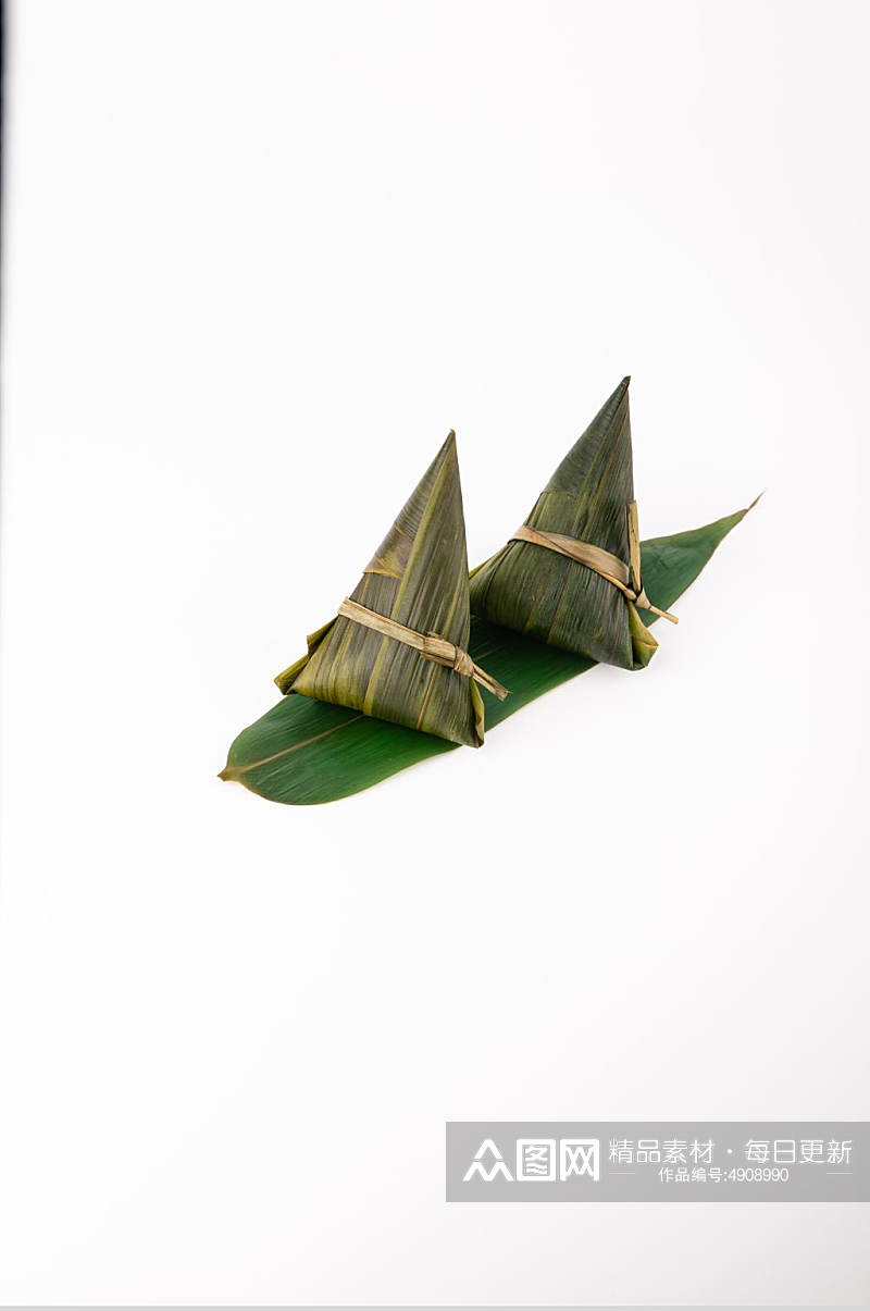 端午节龙舟节三角粽传统美食摄影图片素材