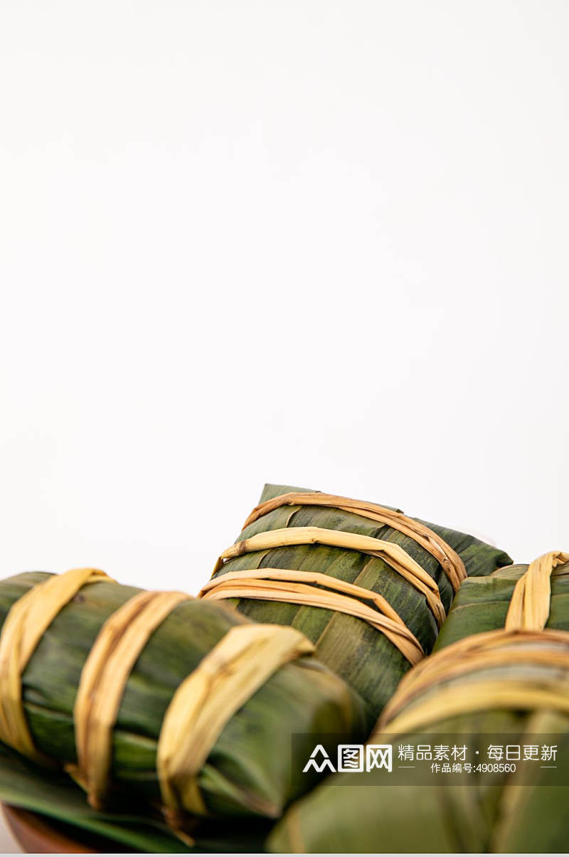 端午节甜粽糯米粽传统美食摄影图片素材