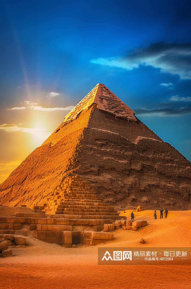 AI数字艺术境外埃及旅游景点风景摄影图片素材