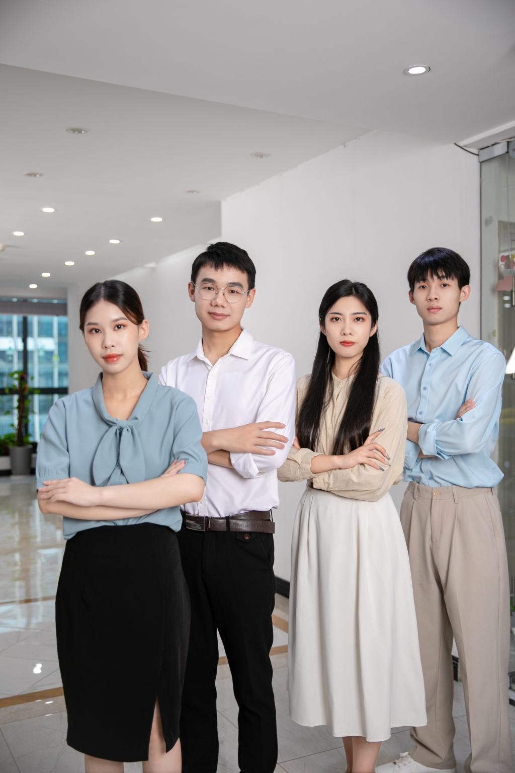 工作服企業(yè)團(tuán)隊(duì)企業(yè)辦公室人物攝影圖片素材