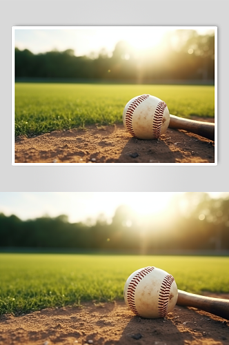 AI数字棒球运动摄影图片