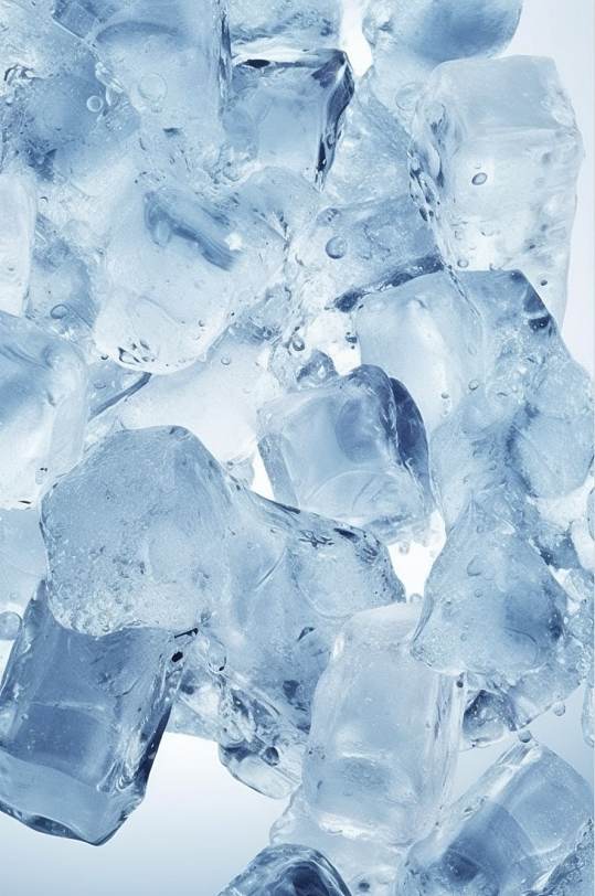 AI数字艺术闪光冰块摄影图-众图网