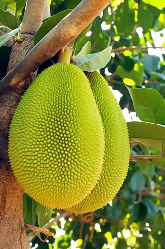 AI数字艺术菠萝蜜果树果园农产品摄影图片