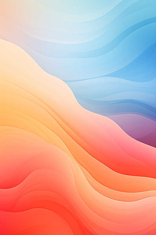 AI数字艺术彩色渐变底图背景图-众图网