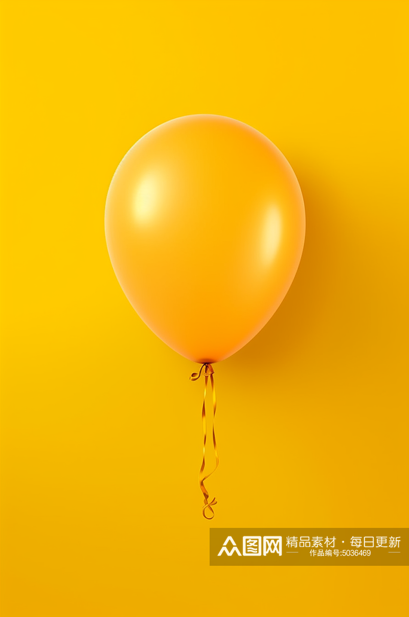 AI数字艺术可爱彩色气球背景图素材