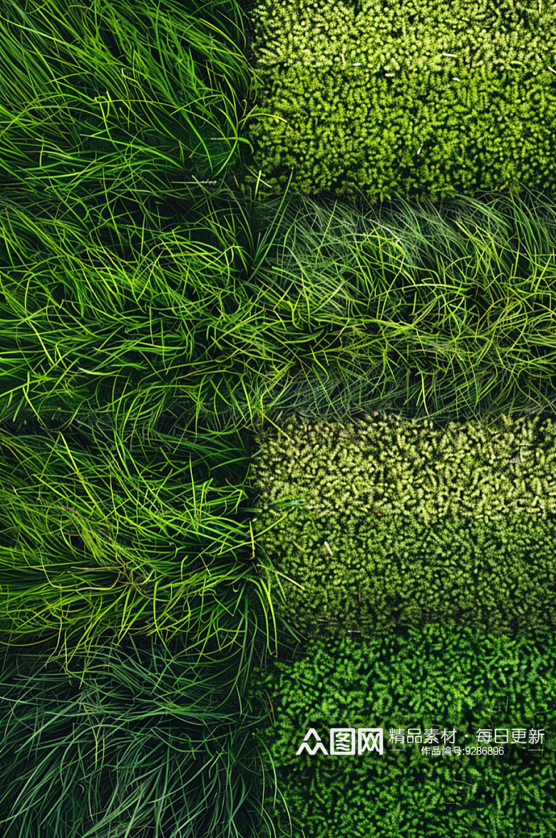 AI数字艺术草地草坪草坡图片素材