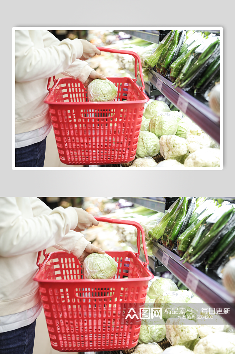 新鲜蔬菜果脯干货超市摄影图片素材