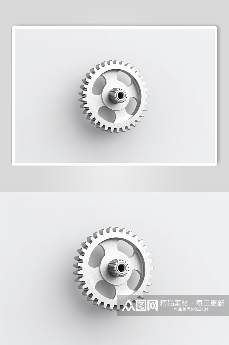 AI数字艺术清晰工厂工业机械齿轮图片素材
