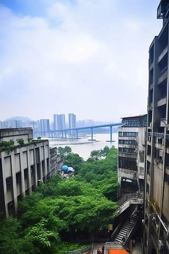 AI数字艺术国内城市重庆景点风景摄影图片