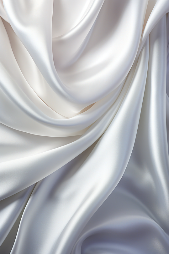 AI数字艺术镭射反光丝绸流体绸缎背景
