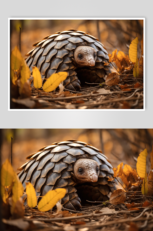 AI数字穿山甲国家一级保护动物摄影图-众图网