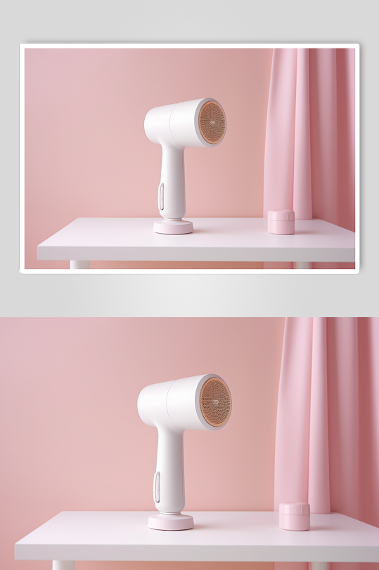 AI数字艺术高清电吹风机家用电器摄影图片