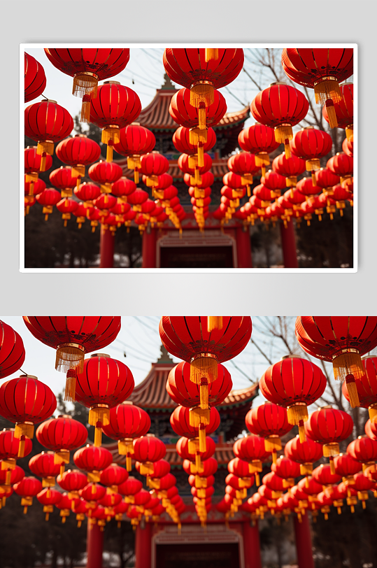 AI数字艺术新年春节新春年货背景摄影图