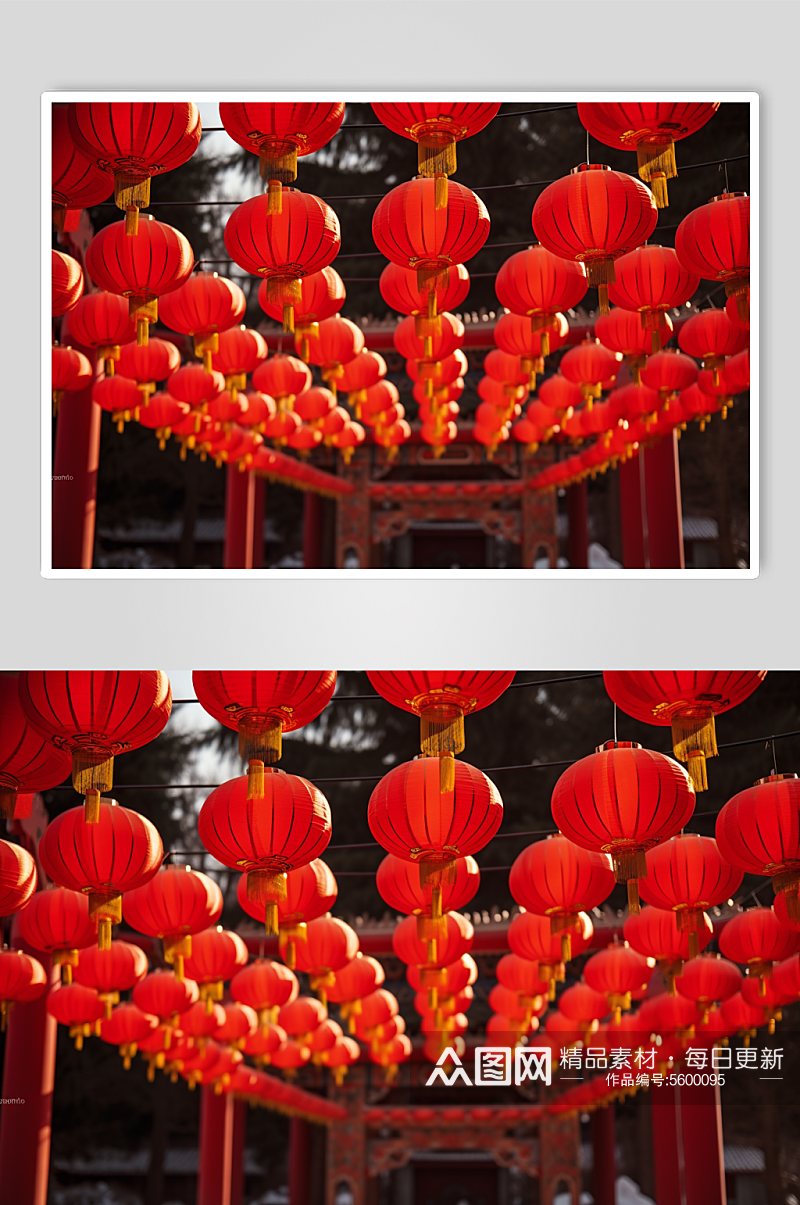 AI数字艺术新年春节新春年货背景摄影图素材