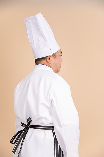 餐饮职场厨师服厨师人物摄影图片