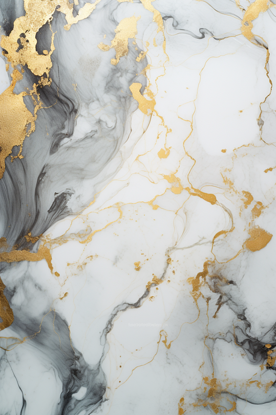AI数字艺术鎏金大理石贴图背景图-众图网